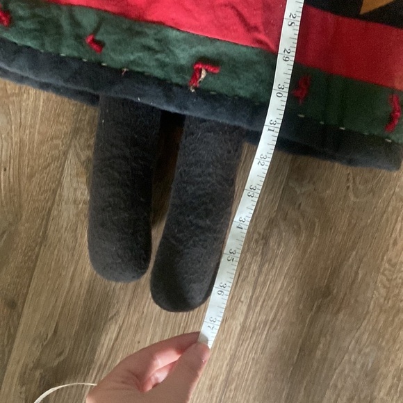 VINTAGE 2002 TENDER HEART TREASURES PRIMITIVE TALL weight shelf sitting SANTA - Picture 9 of 10